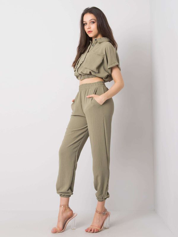 Fashionhunters Khaki set by Janis RUE PARIS