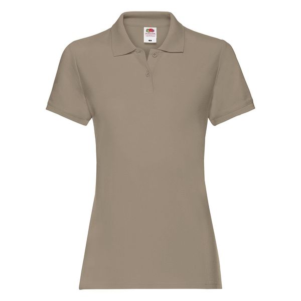 Fruit of the Loom Khaki women's Polo Fruit of the Loom