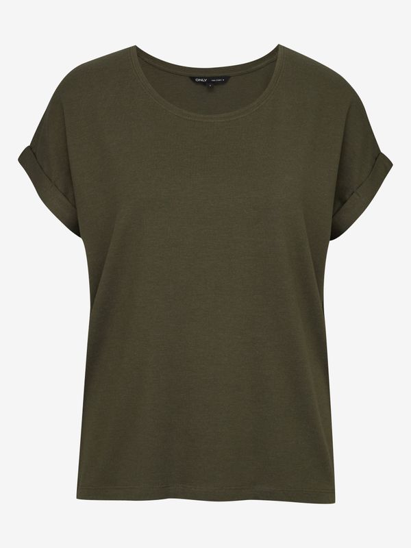 Only Khaki Women's T-Shirt ONLY Moster
