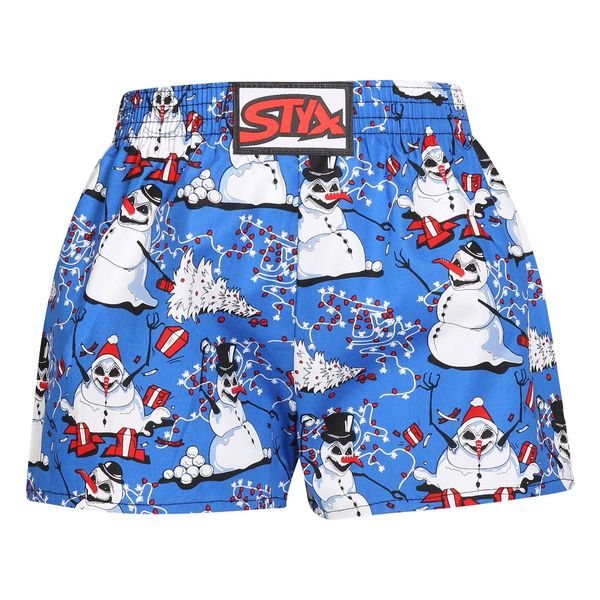 STYX Kids' Boxer Shorts Styx Art Classic Rubber Christmas Snowmen