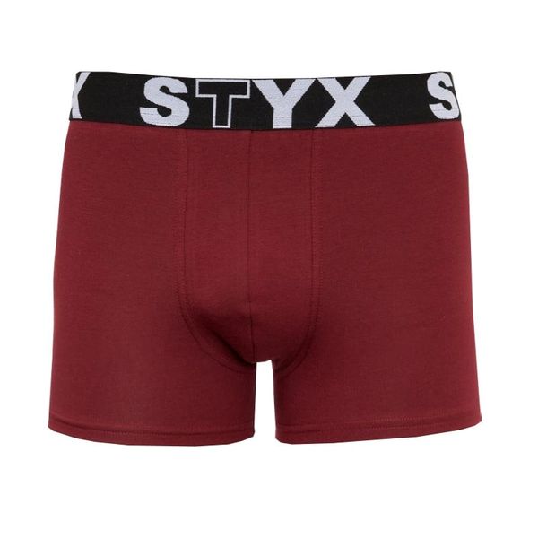 STYX Kids boxers Styx sports rubber burgundy
