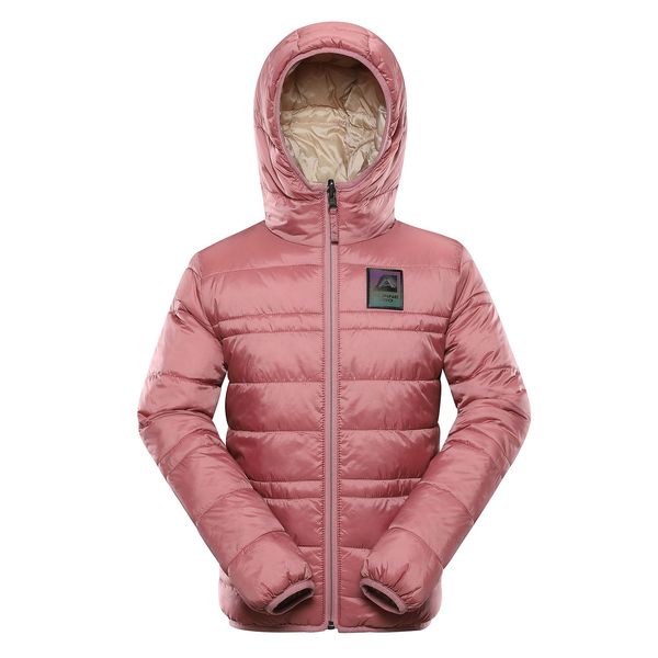 ALPINE PRO Kids double-sided jacket hi-therm ALPINE PRO EROMO dusty rose