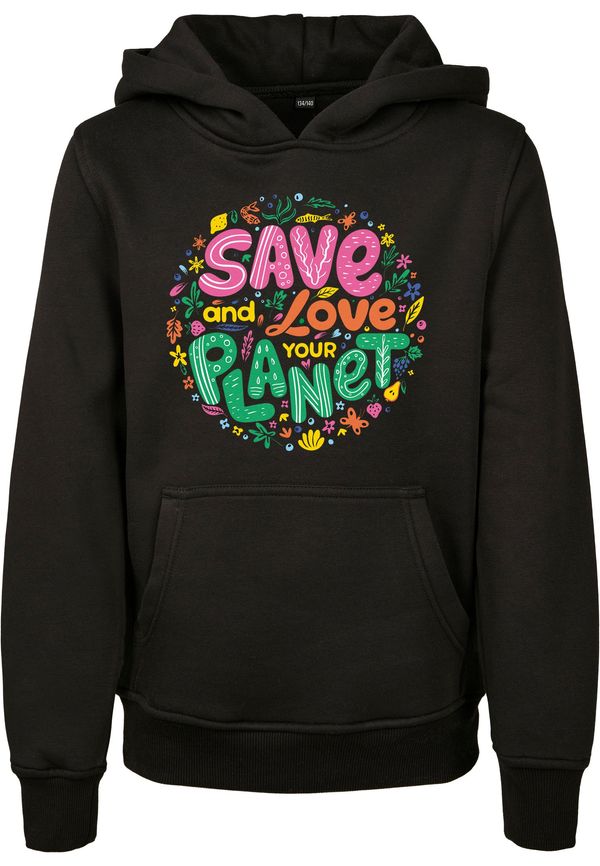 MT Kids Kids Save And Love Hoody Black