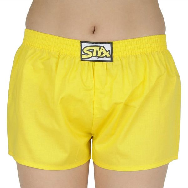 STYX Kids shorts Styx classic rubber yellow