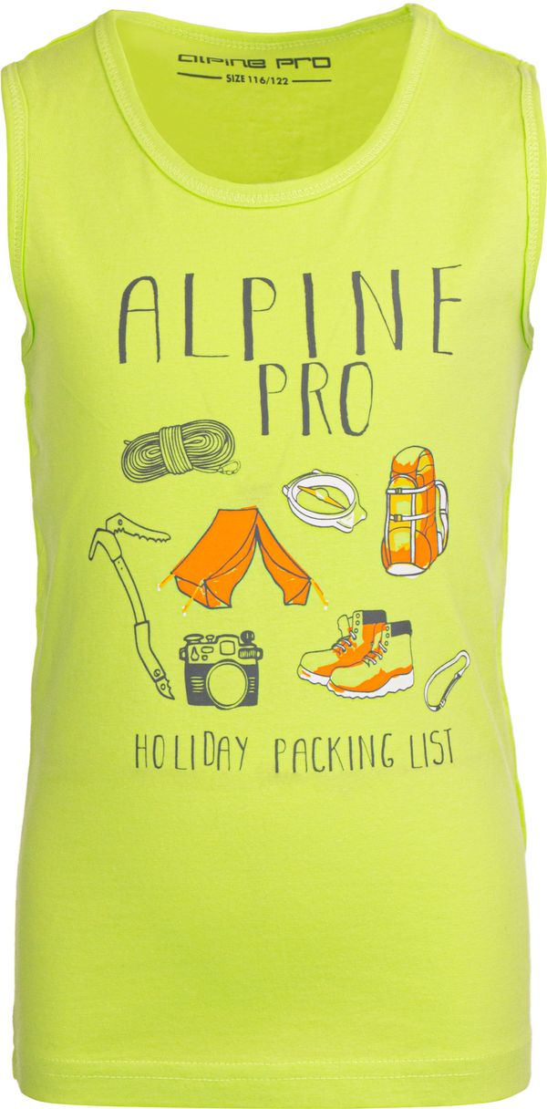 ALPINE PRO Kids T-shirt ALPINE PRO ONOLO french green