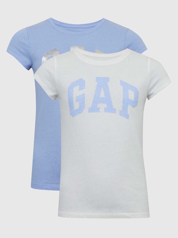 GAP Kids T-shirts logo GAP, 2pcs - Girls