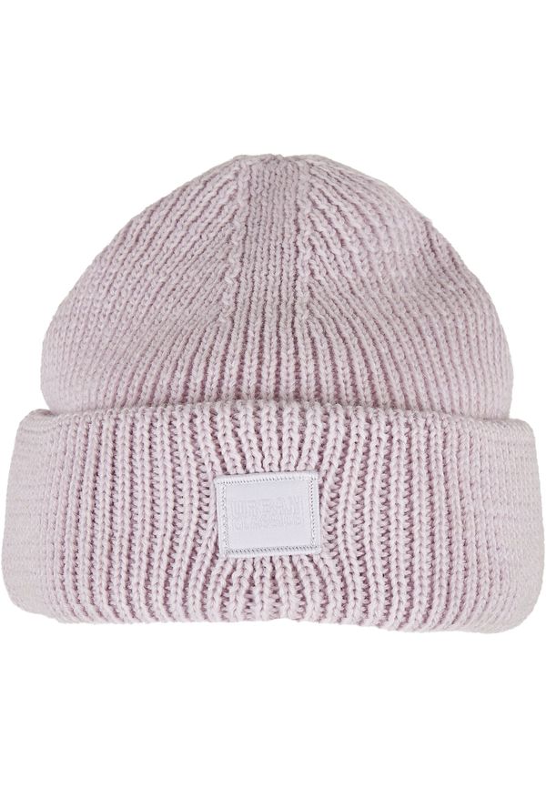 Urban Classics Knitted woolen hat - lilac