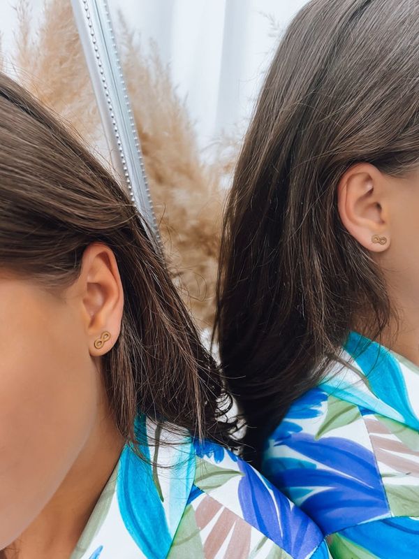 DStreet Kolczyki FUTURE LIVE złote Dstreet