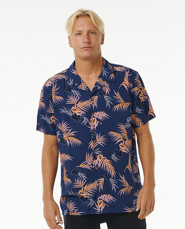 Rip Curl Košile Rip Curl SURF REVIVAL FLORAL S/S SHIRT Washed Navy