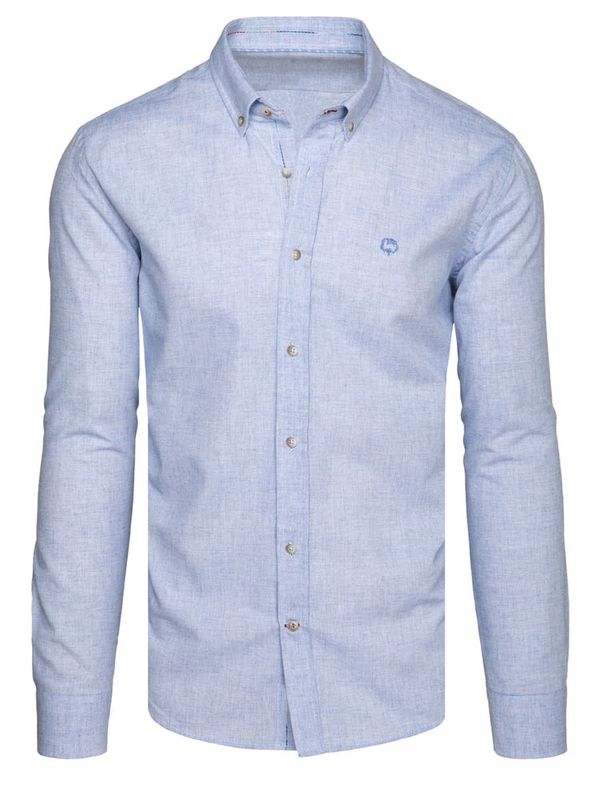 DStreet Koszula męska ciemnobłękitna Dstreet