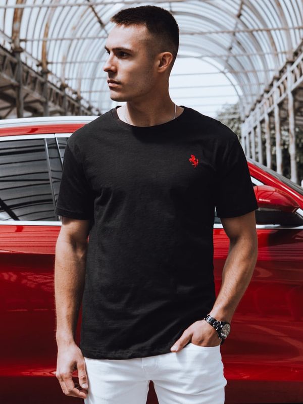 DStreet Koszulka męska czarna Dstreet