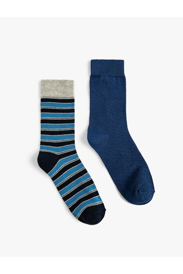 Koton Koton 2-Pack Striped Socks Set