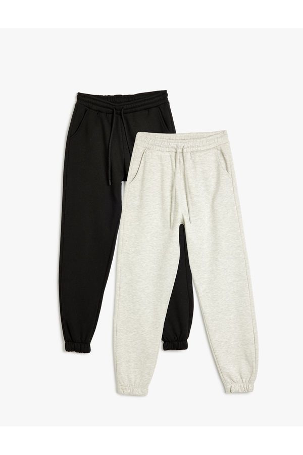 Koton Koton 2-Piece Comfortable Jogger Sweatpants Set
