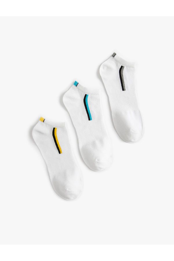 Koton Koton 3-Pack Multi Color Sports Socks Booties