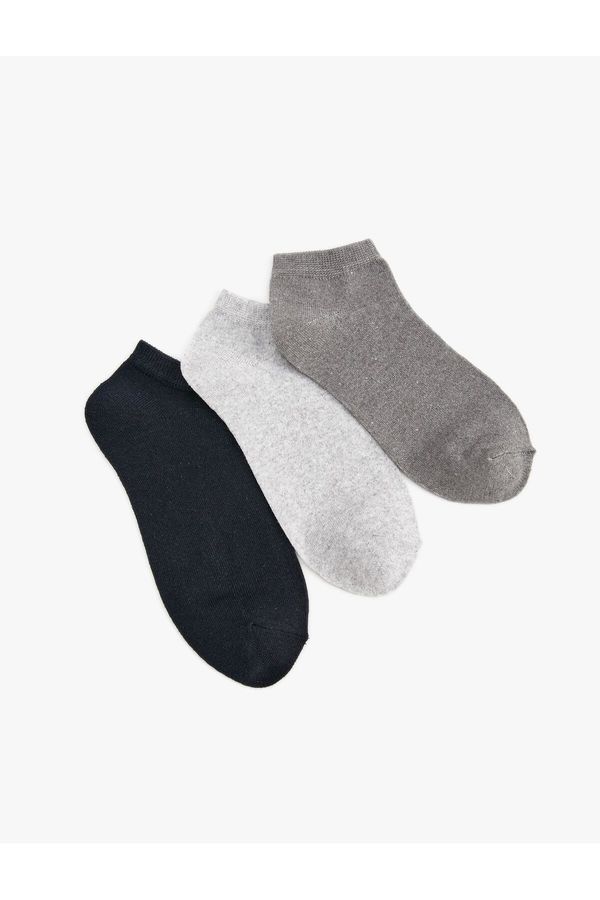 Koton Koton 3-Pack of Booties and Socks, Multicolored