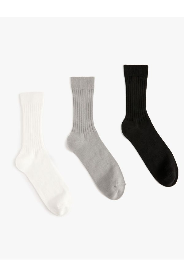 Koton Koton 3-Pack of Crewneck Socks