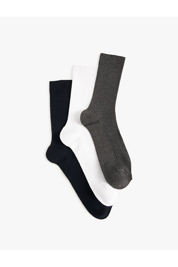 Koton Koton 3-Pack of Crewneck Socks
