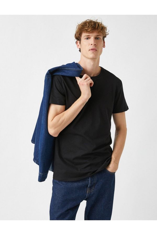 Koton Koton 3-Pack Slim Fit Basic T-Shirt