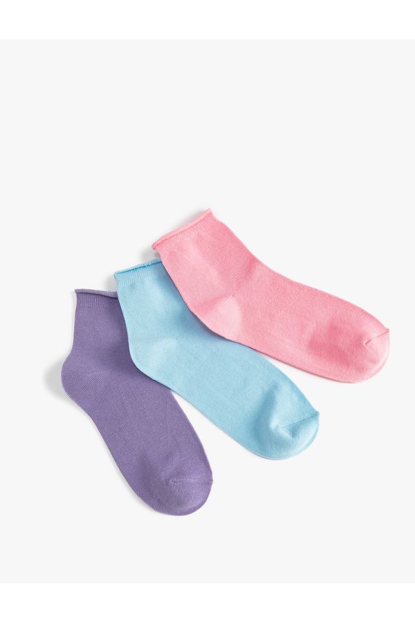 Koton Koton 3-Piece Set of Socks, Multicolored