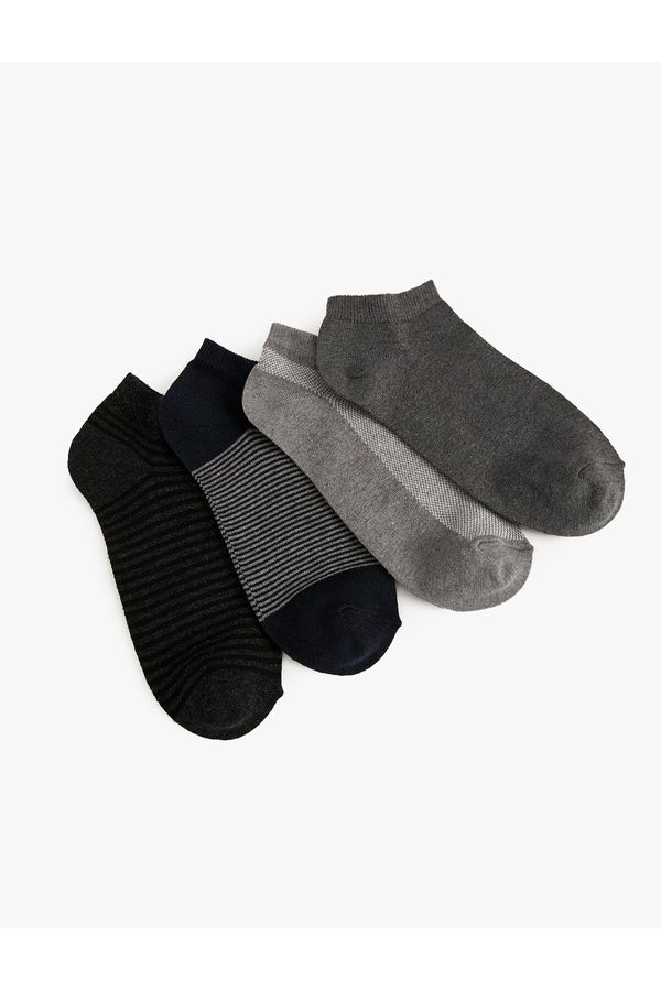 Koton Koton 4-Pack of Booties and Socks