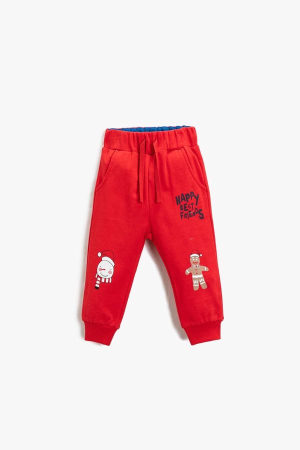 Koton Koton Baby Boy Red Sweatpants