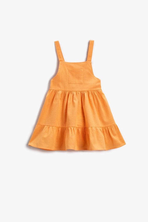 Koton Koton Baby Girl Orange Dress