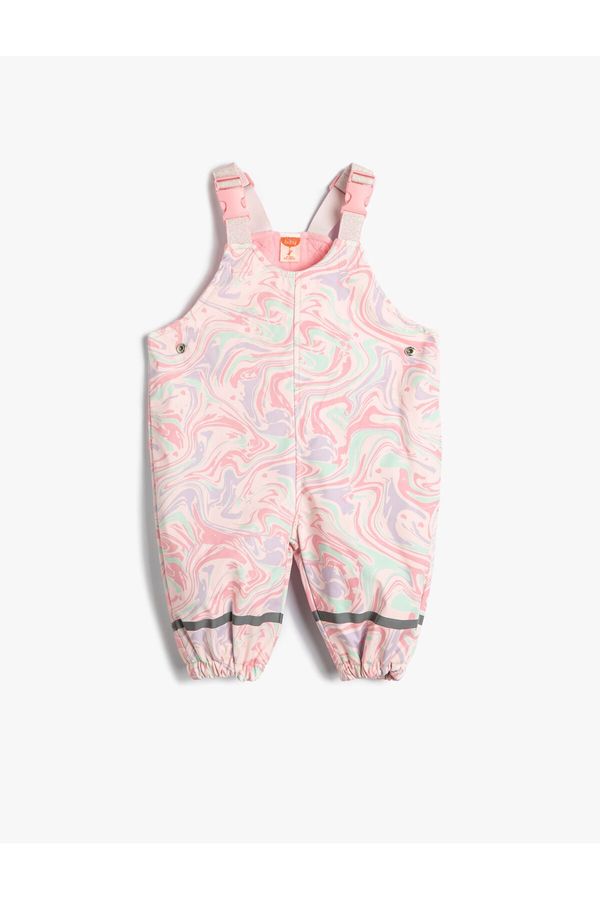 Koton Koton Baby Girl Pink Patterned Coat