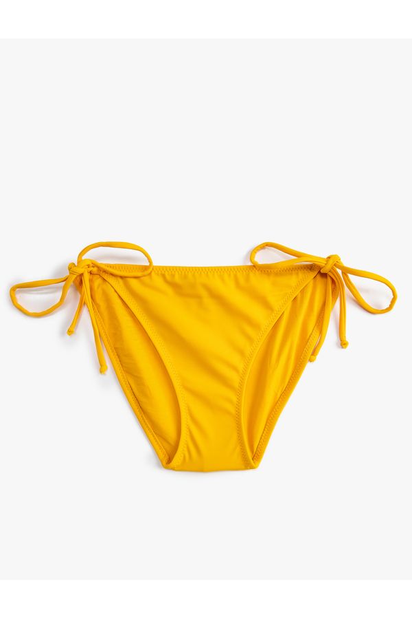 Koton Koton Basic Bikini Bottom Normal Waist Side Tie Detail