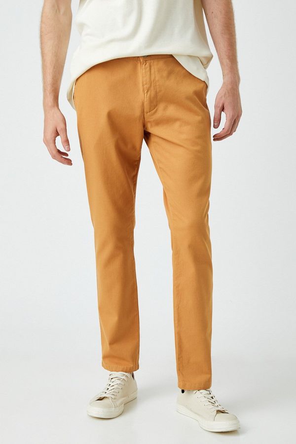 Koton Koton Basic Chino Trousers Cotton