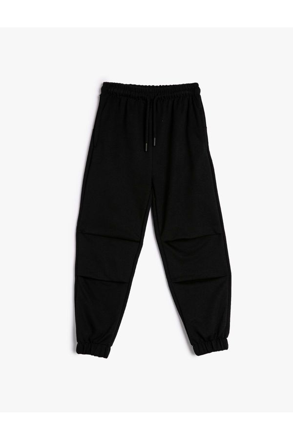 Koton Koton Basic Jogger Sweatpants Tie Waist Pocket Floor Detailed