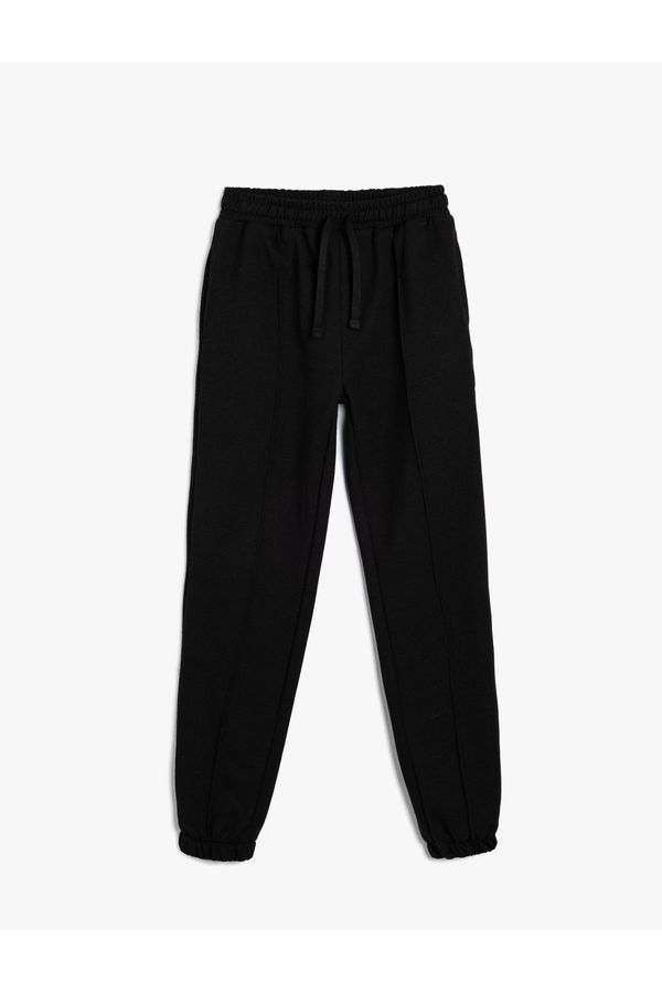 Koton Koton Basic Jogger Sweatpants with Elastic Waist