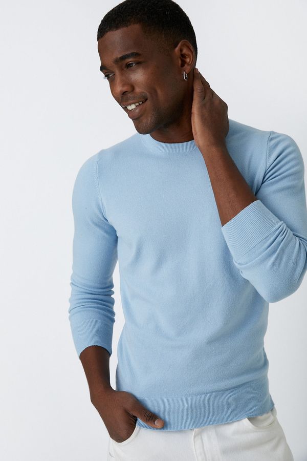 Koton Koton Basic Knitwear Sweater Crew Neck