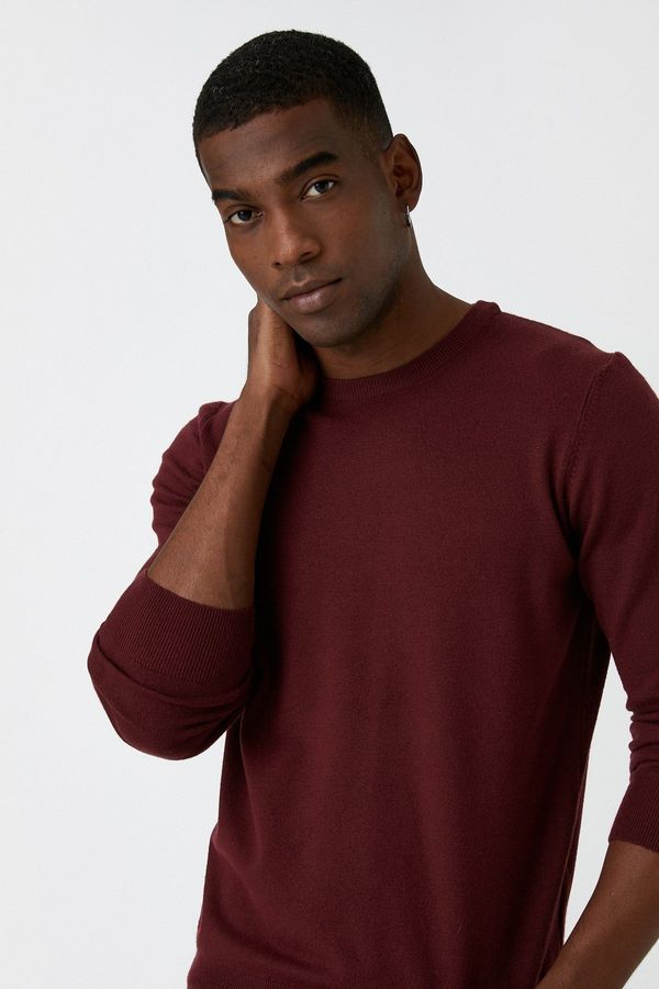 Koton Koton Basic Knitwear Sweater Crew Neck