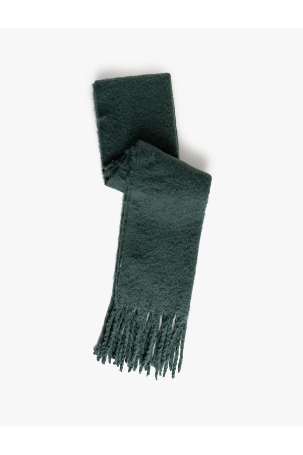 Koton Koton Basic Long Scarf Soft Textured Tassels