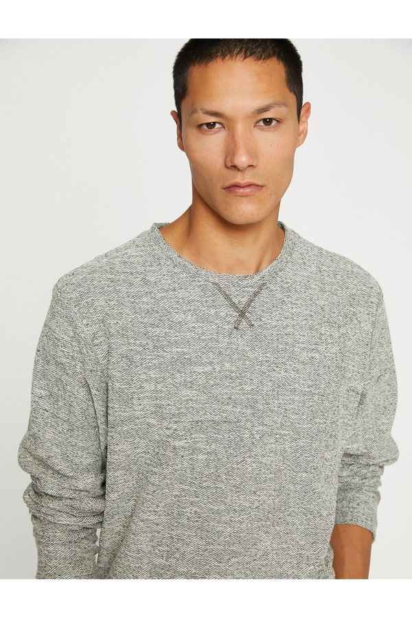 Koton Koton Basic Melted Sweater Crew Neck