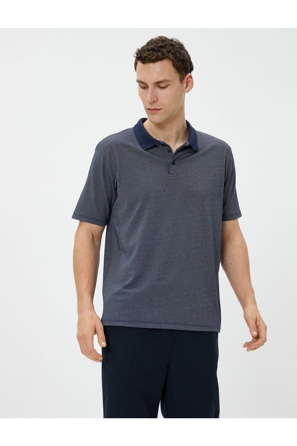 Koton Koton Basic Polo T-Shirt Buttoned Short Sleeve