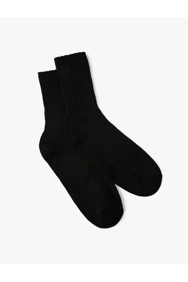 Koton Koton Basic Socks Textured