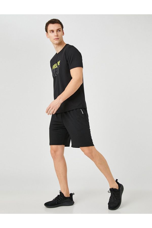 Koton Koton Basic Sports Shorts Waist Laced Pocket Detail Breathable Fabric