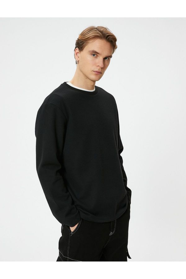 Koton Koton Basic Sweater Crew Neck Long Sleeve