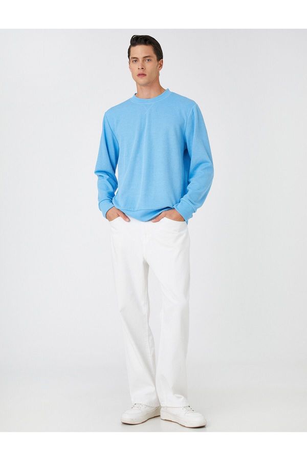 Koton Koton Basic Sweater Knitwear Crew Neck Long Sleeve