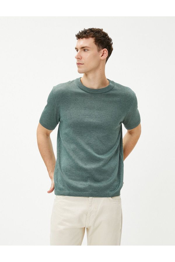 Koton Koton Basic Sweater Short Sleeve Crew Neck