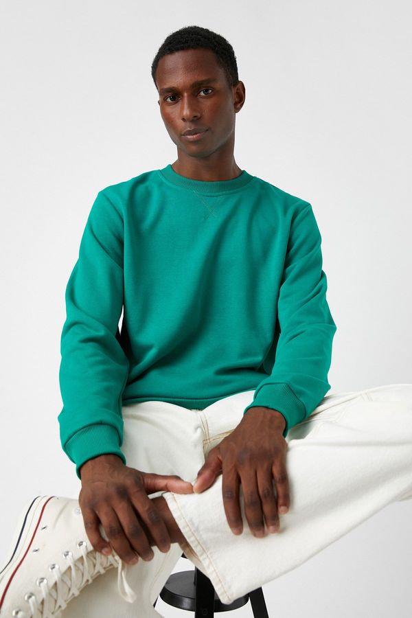 Koton Koton Basic Sweatshirt Crew Neck