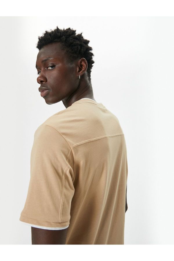 Koton Koton Basic T-Shirt Crew Neck Short Sleeve Cotton