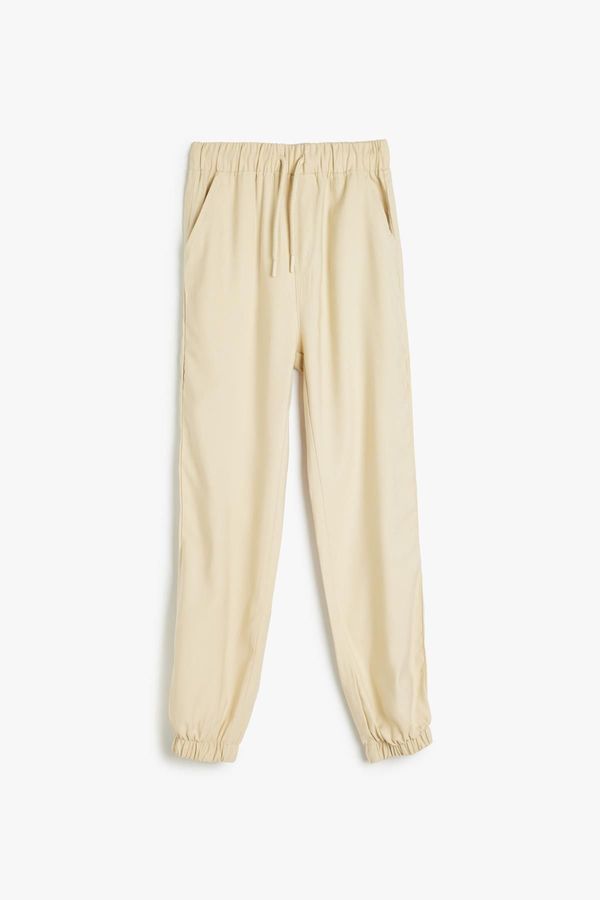 Koton Koton Beige Boy Trousers