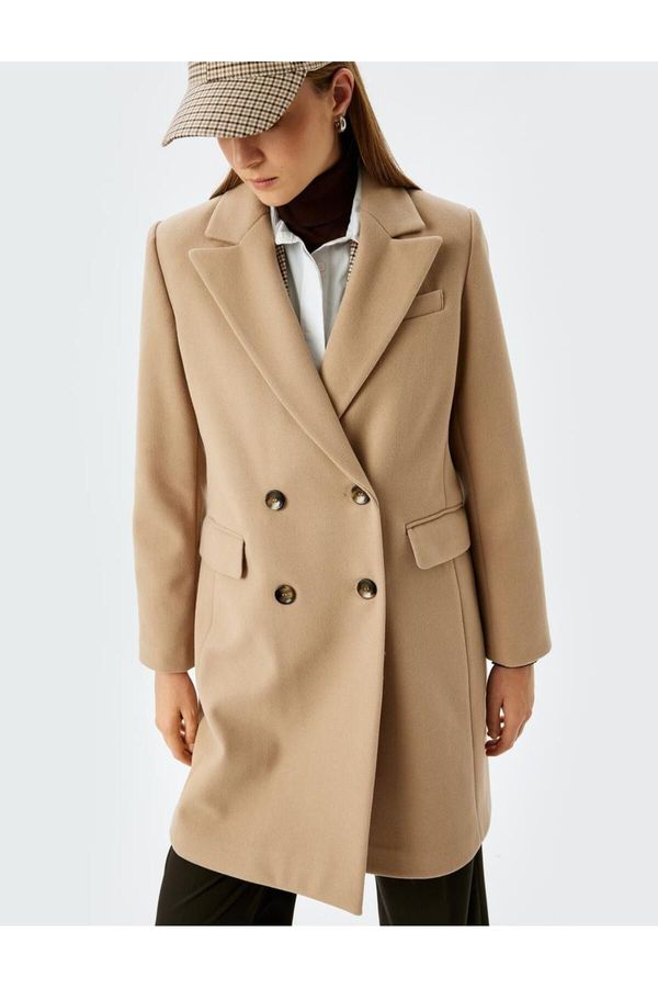 Koton Koton Beige Women's Coat