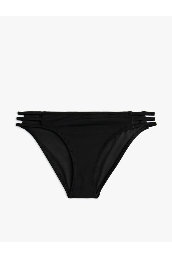 Koton Koton Bikini Bottom with Piping Window Detail Normal Waist