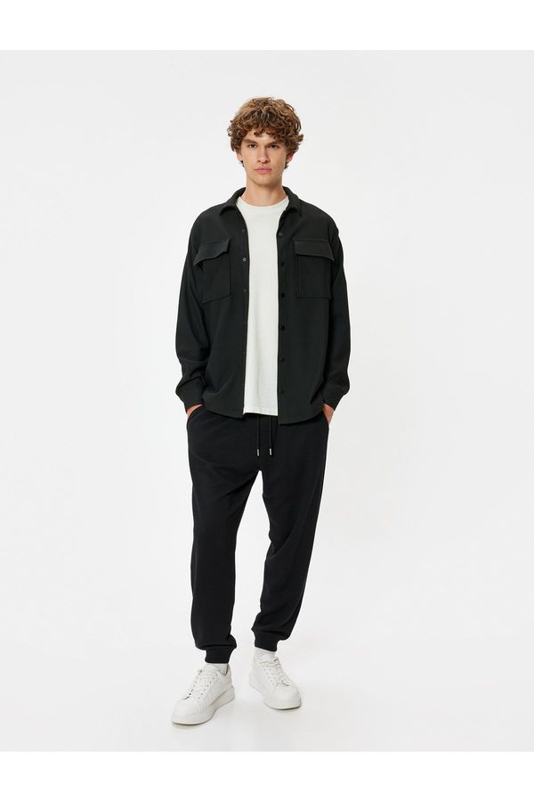 Koton Koton Black Men's Adult Tracksuit Bottoms