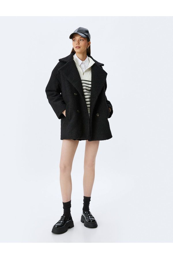 Koton Koton Black Women's Coat