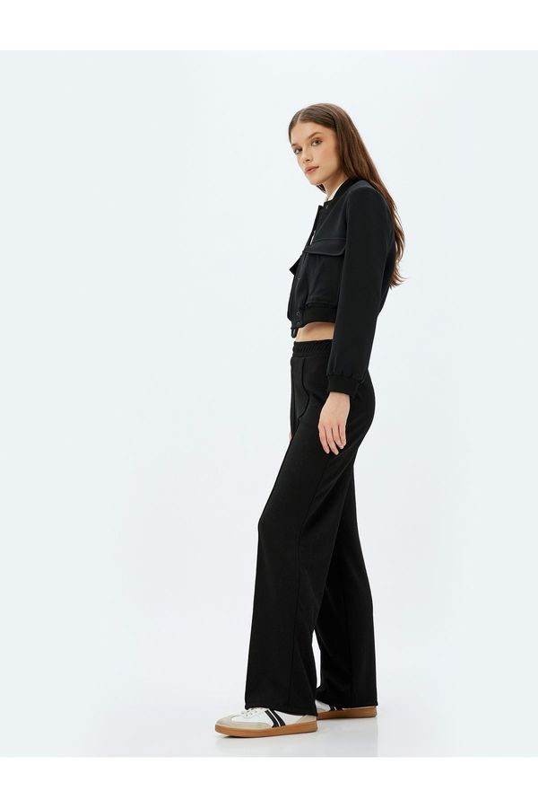 Koton Koton Black Women's Trousers