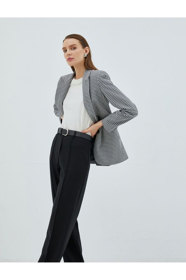 Koton Koton Blazer Jacket Double Buttoned Pocket Detailed